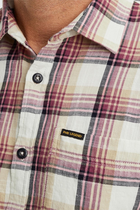 PME legend short sleeve shirt ctn slub weave